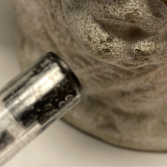 Vintage 3D Cherub face all around Candlestick Holder statue figurine 1980s 90s - Picture 10 of 13